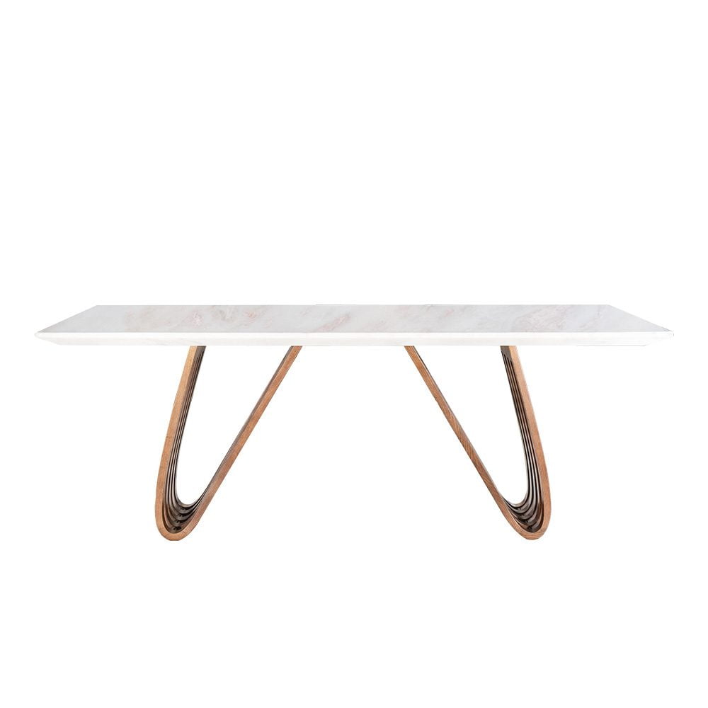 Rozel Khayu Rose Jade Marble Dining Table Top
