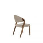 Rozel Khayu Smoke Grey PVC Dining Chair