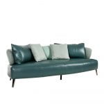Rozel Gen-R Green Fabric Leather Sofa Living room