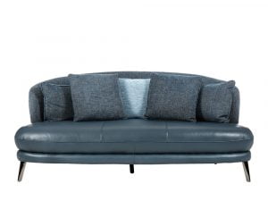Rozel Gen-R Blue Fabric Leather Sofa Living room