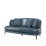 Rozel Gen-R Blue Fabric Leather Sofa Living room