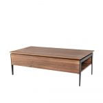 Rozel Premium Pairings Centre Walnut Brown Table Top Living Room