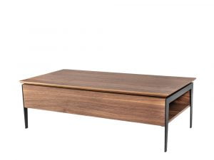 Rozel Premium Pairings Centre Walnut Brown Table Top Living Room