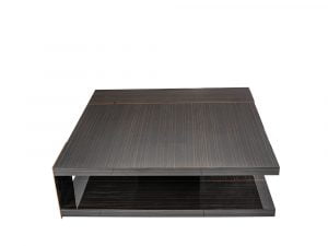 Rozel Premium Pairings Centre Lurex Ebony Brown Table Top Living Room