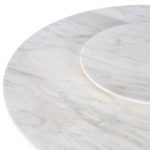 Rozel Khayu Jazz White Marble Dining Table Top